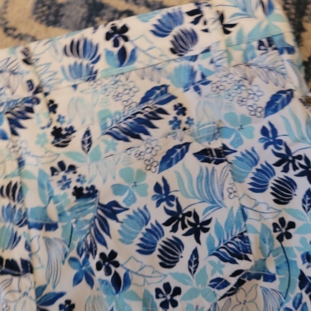 Tommy Bahama sz 30 blue white denim shorts WS69 - Picture 5 of 7